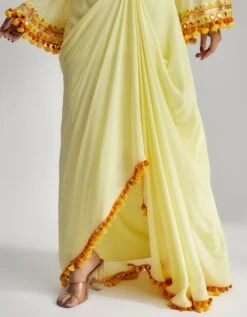 Yellow Naira Drape Skirt Set -Incasee Ceantral 1236yellow3
