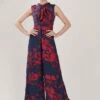 Blue And Red Floral Jumpsuit -Incasee Ceantral 1 50111