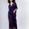 Blue/Red Shibori Kk Zipper Dress -Incasee Ceantral 1 70244