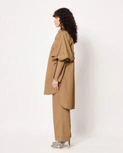 Brown BL Shirt Dress -Incasee Ceantral 22001sobrwn033