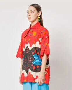 Pink T-Sleeve Shirt -Incasee Ceantral 22002spf082