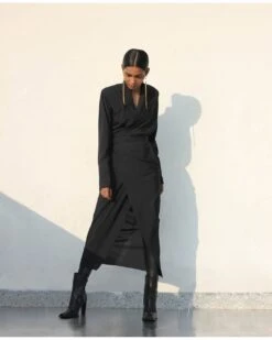 Deconstructed Drape Dress -Incasee Ceantral 225803