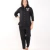 Black Rabbit Embroidered Shirt -Incasee Ceantral 2311511