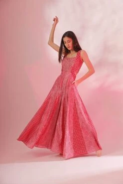 Maroon Jumsuit In Chanderi -Incasee Ceantral 2 64688