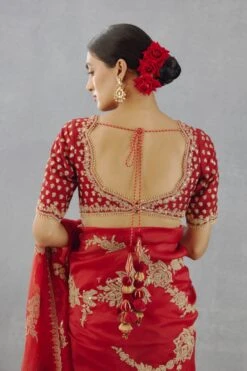 Heavy Raw Silk Blouse -Incasee Ceantral 3004blb