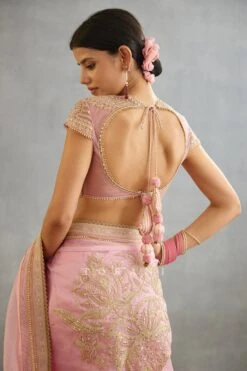 Pink Gul Mohar Yashoda Blouse -Incasee Ceantral 3007blpinkb