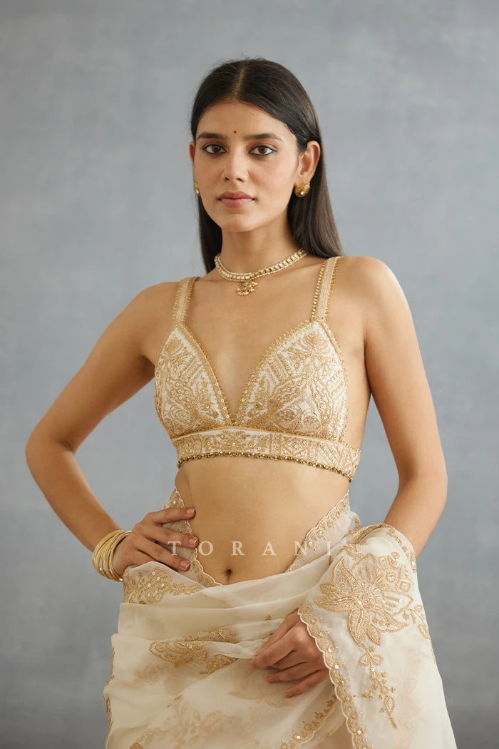 Ivory Gul Bano Idika Blouse 3 Ivory Gul Bano Idika Blouse