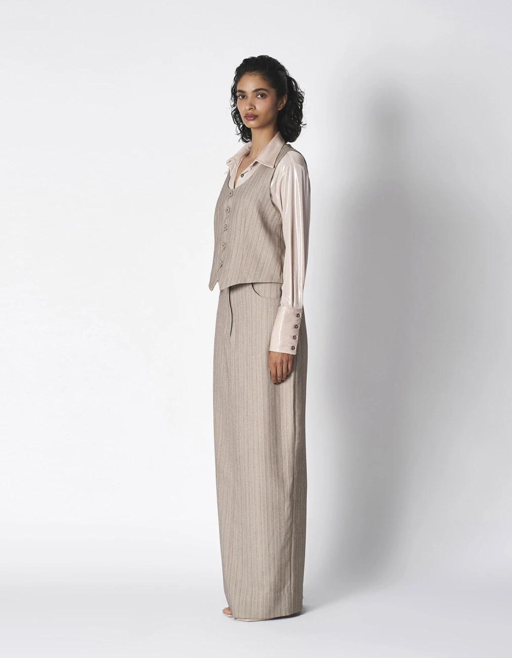 Dull Grey Corp Skirt 5 Dull Grey Corp Skirt - Image 3