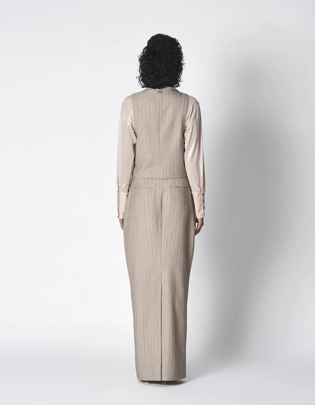 Dull Grey Corp Skirt 6 Dull Grey Corp Skirt - Image 4