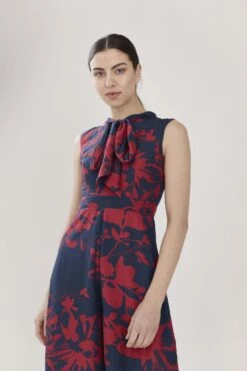 Blue And Red Floral Jumpsuit -Incasee Ceantral 3 31060