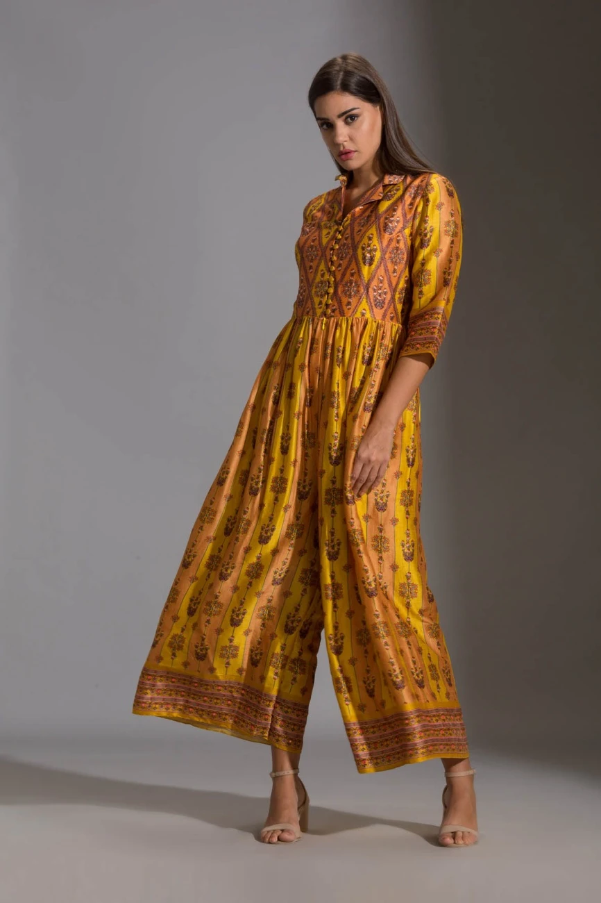 Mustard Yellow Tilfi Jumpsuit 5 Mustard Yellow Tilfi Jumpsuit - Image 3