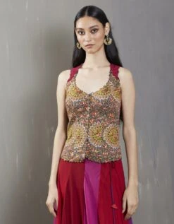 Hot Pink Noor Corset With Skirt -Incasee Ceantral 4 11743