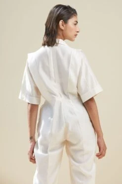 Ivory Panelled Jumpsuit -Incasee Ceantral 4 19112
