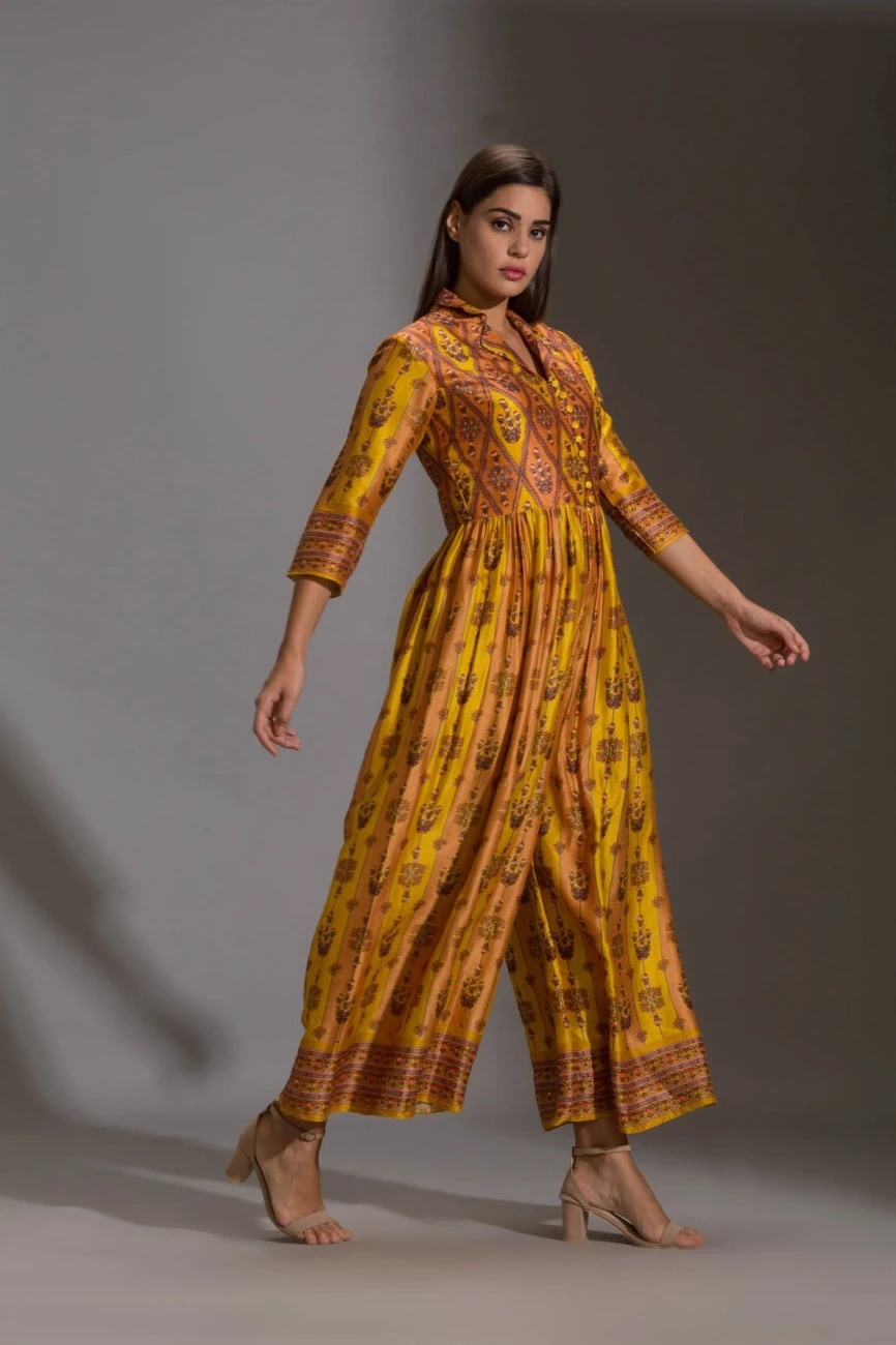 Mustard Yellow Tilfi Jumpsuit 6 Mustard Yellow Tilfi Jumpsuit - Image 4