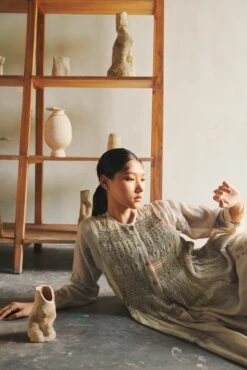 Ivory-Dahlia Print Frida Dress -Incasee Ceantral 4 26714