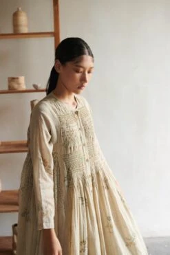 Ivory-Dahlia Print Frida Dress -Incasee Ceantral 6 4769