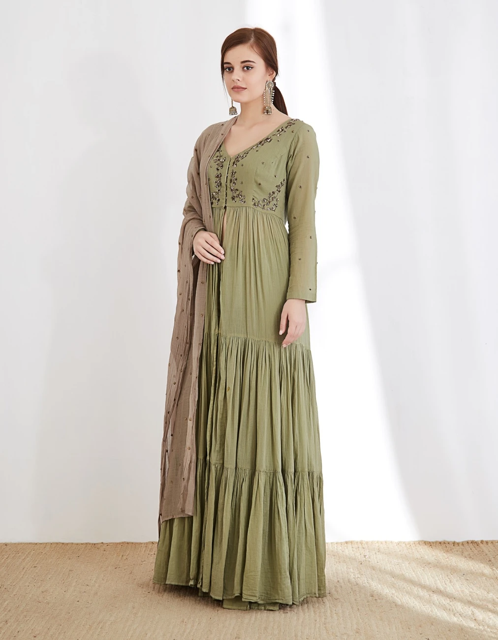 Grey Cotton Jumpsuit 4 Grey Cotton Jumpsuit - Image 2