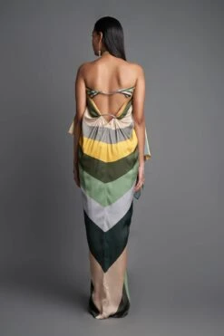 Emerald Draped Halter Dress -Incasee Ceantral aair125emrb