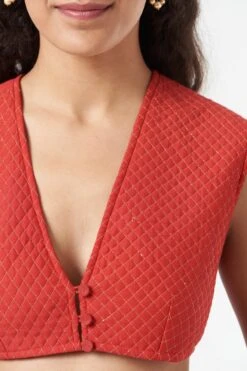 Quilted Blouse -Incasee Ceantral ahmfst220072 1