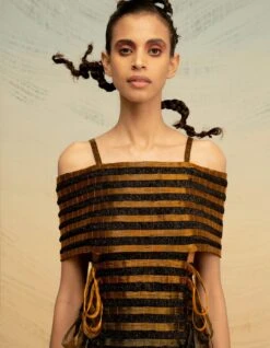 Copper And Navy Spectrum Glass Lurex Dress -Incasee Ceantral akaw22sdr4b