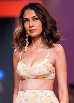 Coconut And Mango Floral Printed Tiered Skirt Set -Incasee Ceantral am0324