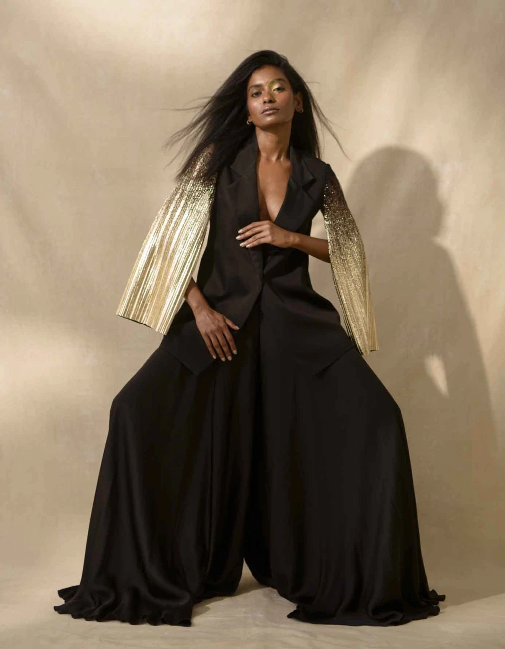 Black And Golden Ash Dress 5 Black And Golden Ash Dress - Image 3