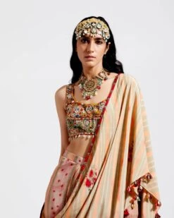 Multi Color Kalpa Blouse -Incasee Ceantral aw21acbl2 1 2