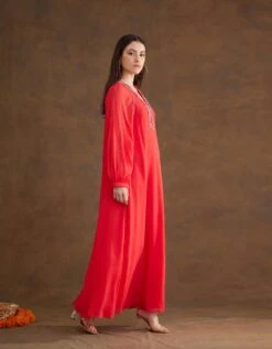 Coral Maxi Dress -Incasee Ceantral aw23nkdr272