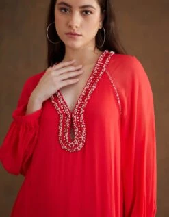 Coral Maxi Dress -Incasee Ceantral aw23nkdr273