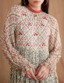 Bespoke Tier Midi Dress -Incasee Ceantral aw23nkdr304