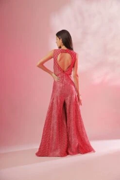 Maroon Jumsuit In Chanderi -Incasee Ceantral b 76225