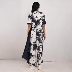 White And Black Tracy Concept Saree -Incasee Ceantral bw310cb