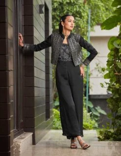 Black Aaliyah Jacket & Jumpsuit