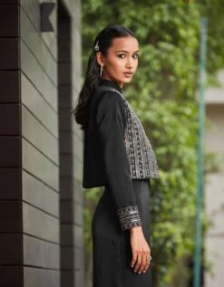 Black Aaliyah Jacket & Jumpsuit -Incasee Ceantral bw3486