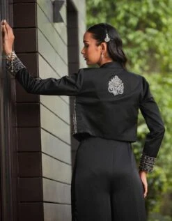 Black Aaliyah Jacket & Jumpsuit -Incasee Ceantral bw348b