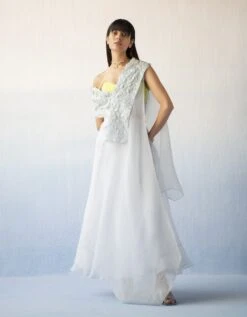 Capri Sunset Lemon Grove Top With Capri Sunset Skirt And Overlay