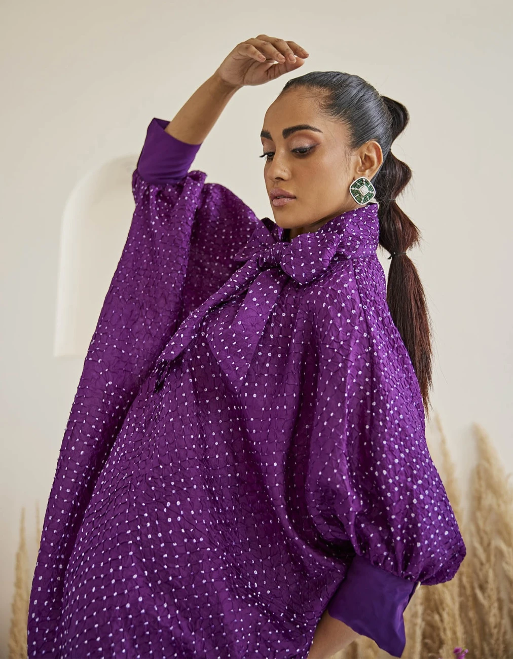 Artisanal Bandhani Tie Shirt 6 Artisanal Bandhani Tie Shirt - Image 4