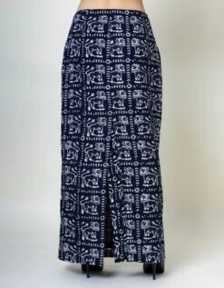 Black Abby Batik Skirt -Incasee Ceantral dl24sk0024