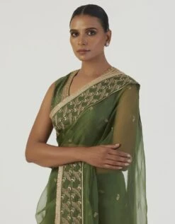 Green Parineeta Blouse