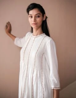 Paneled Crochet Dress -Incasee Ceantral dr24233 1