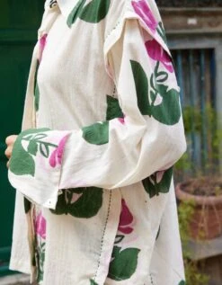 White Block Printed Dione Shirt -Incasee Ceantral dt08bb