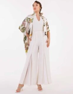 White Jumpsuit With Jacket