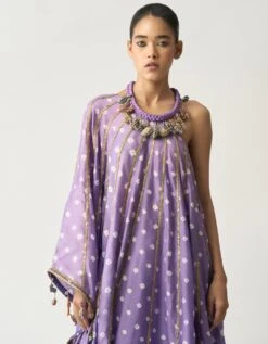 Chaaya Bandhani One Shoulder Kaftan Dress 13 Chaaya Bandhani One Shoulder Kaftan Dress -Incasee Ceantral ef0045