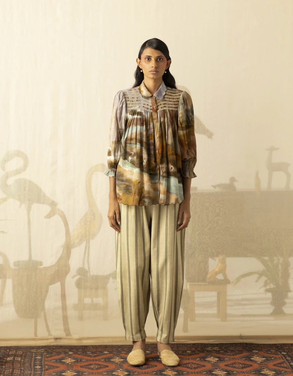 Judy Smocked Shirt 4 Judy Smocked Shirt - Image 2