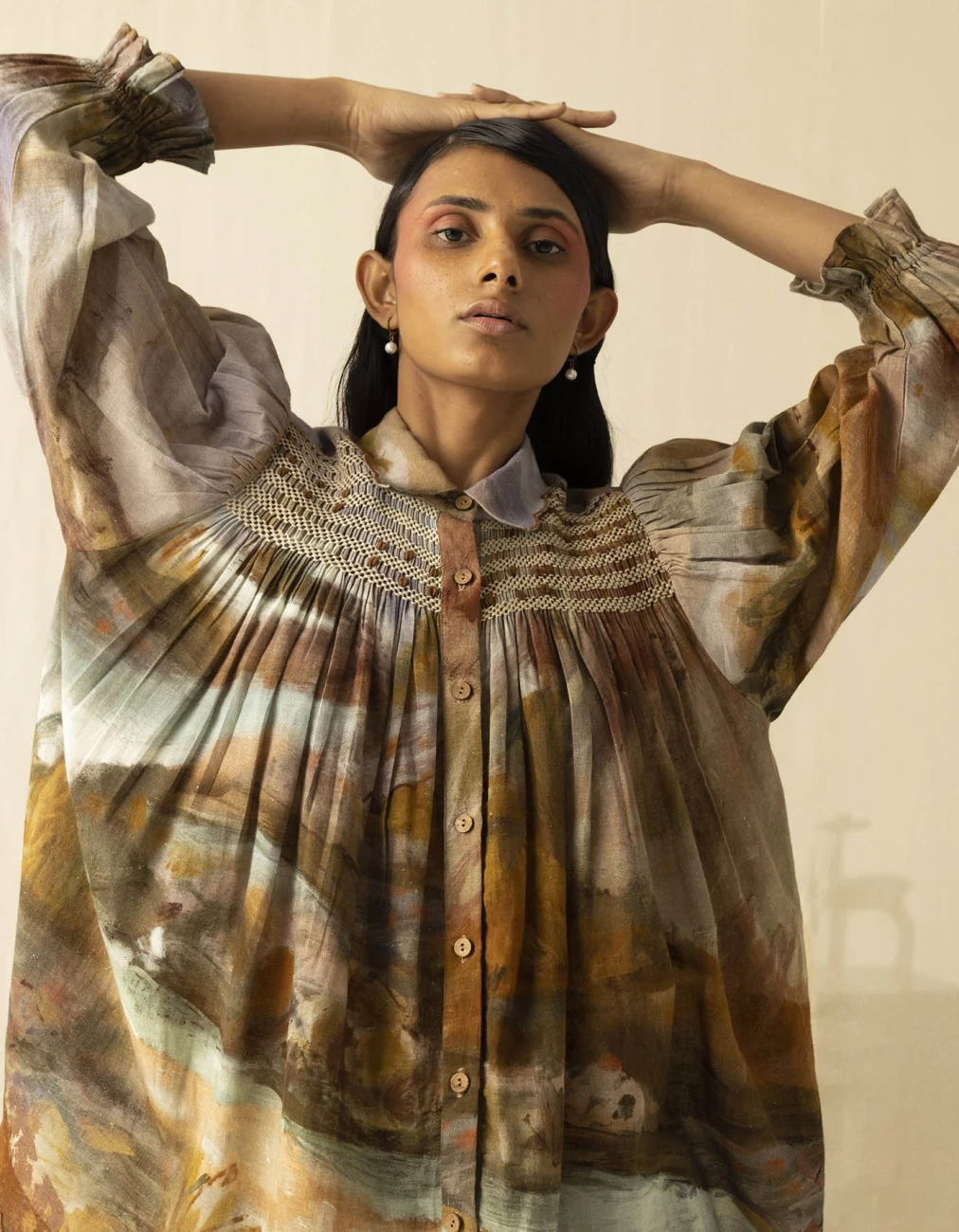 Judy Smocked Shirt 7 Judy Smocked Shirt - Image 5