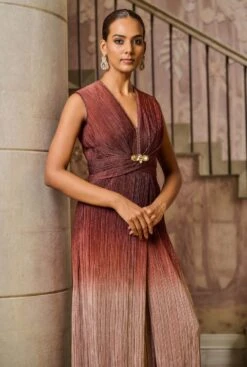 Copper Ombre Jumpsuit -Incasee Ceantral faawwgdrjs2jscw3843