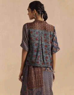 Blue Mrida Crop Shirt 13 Blue Mrida Crop Shirt -Incasee Ceantral fb2307ab