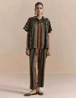 Green Mrida Texture Shirt