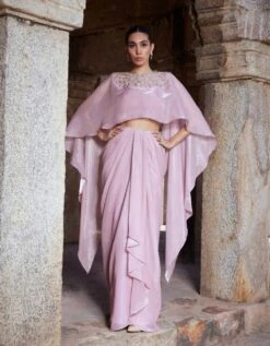 Baby Pink Alaula Skirt Set