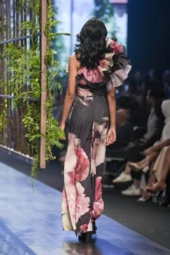 Wide Leg One Shoulder Jumpsuit With Ruffled Detailing 9 Wide Leg One Shoulder Jumpsuit With Ruffled Detailing -Incasee Ceantral gnjss2323b